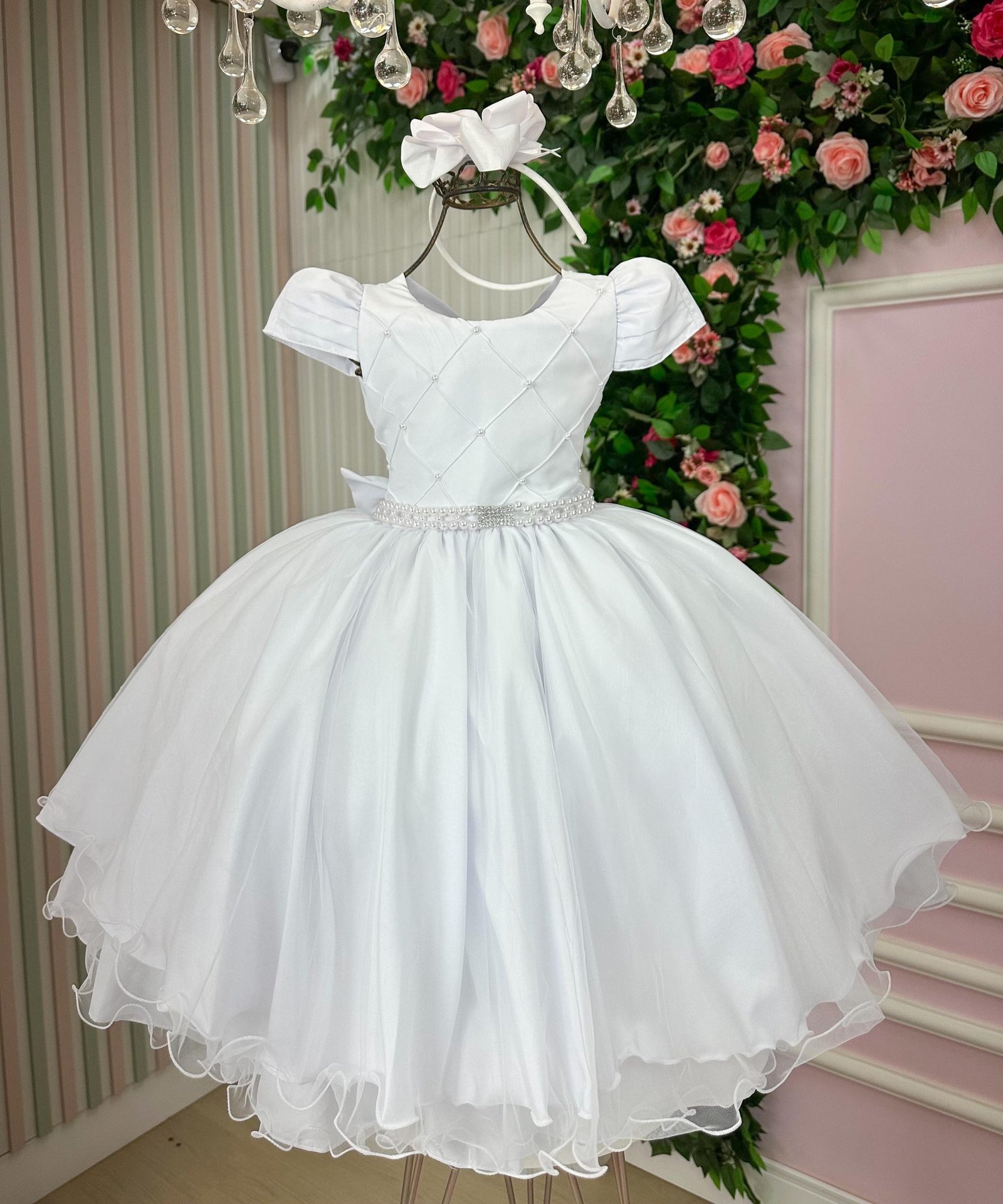Vestido Bella Child Ada Branco