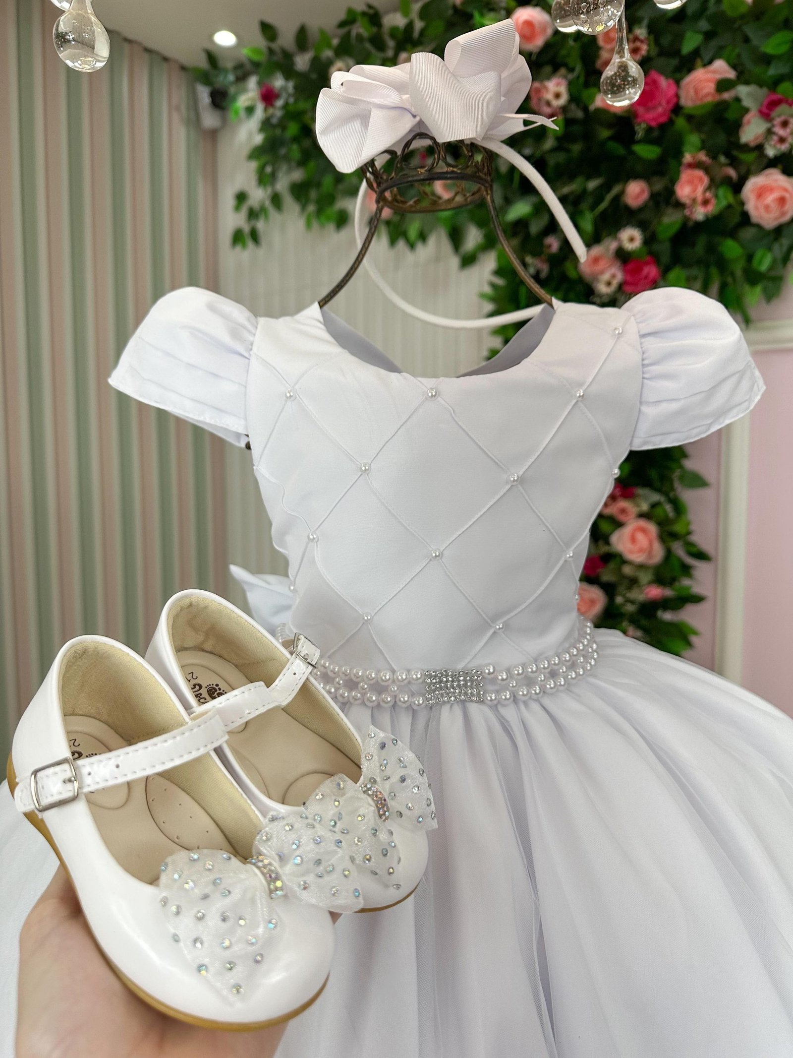 Vestido Bella Child Ada Branco - Imagem 3