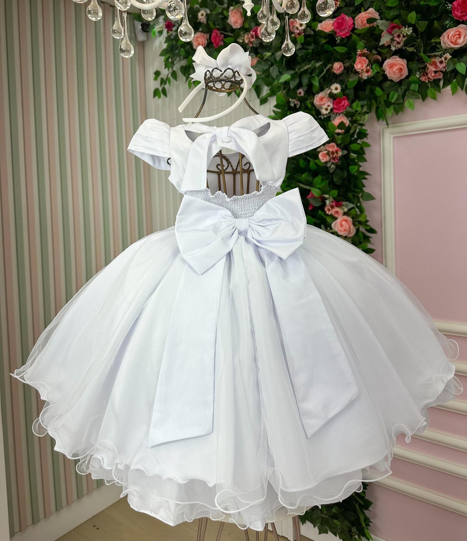 Vestido Bella Child Ada Branco - Imagem 4