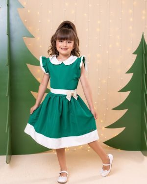 Vestido Blogueirinha Camile Verde - Natal