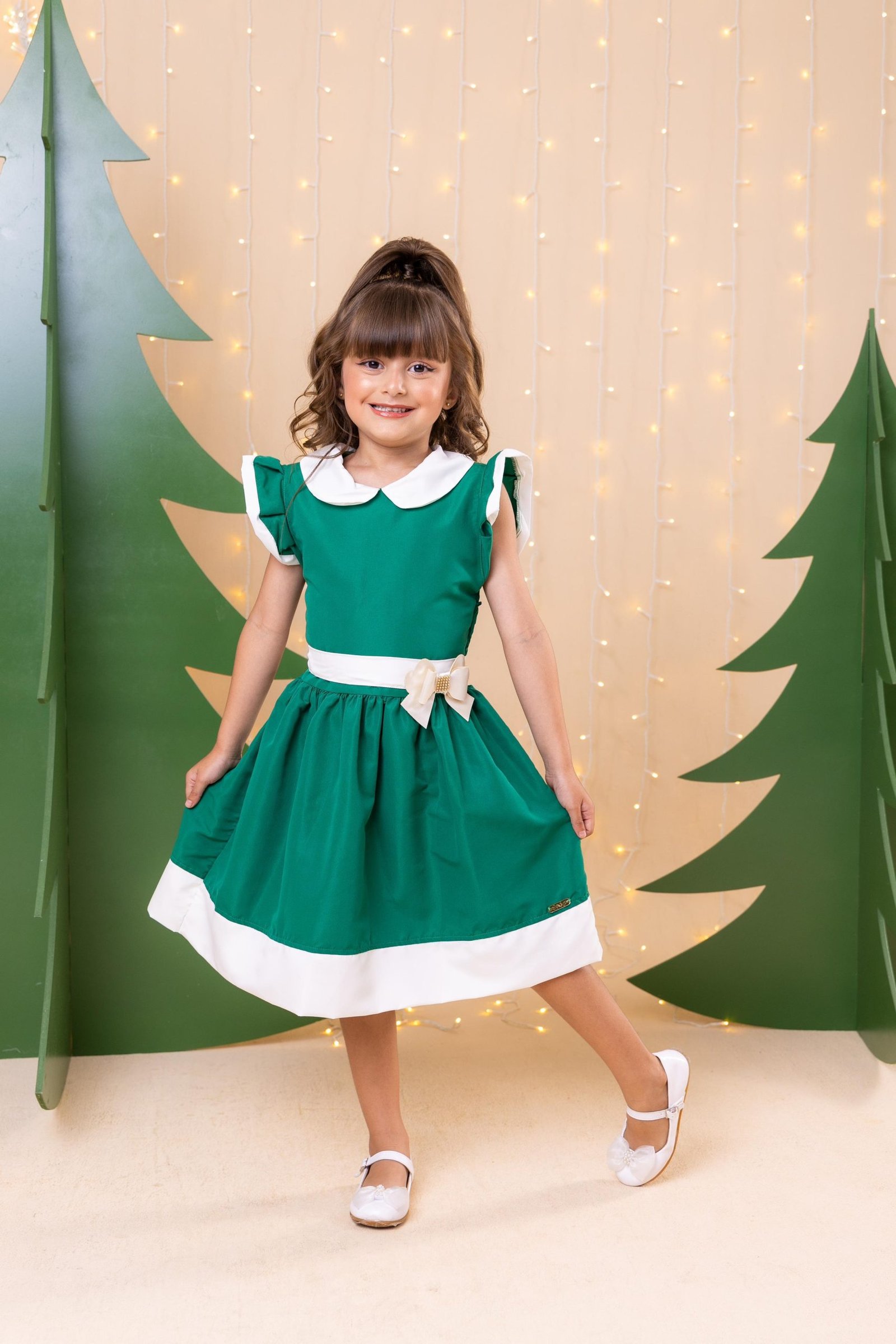 Vestido Blogueirinha Camile Verde - Natal