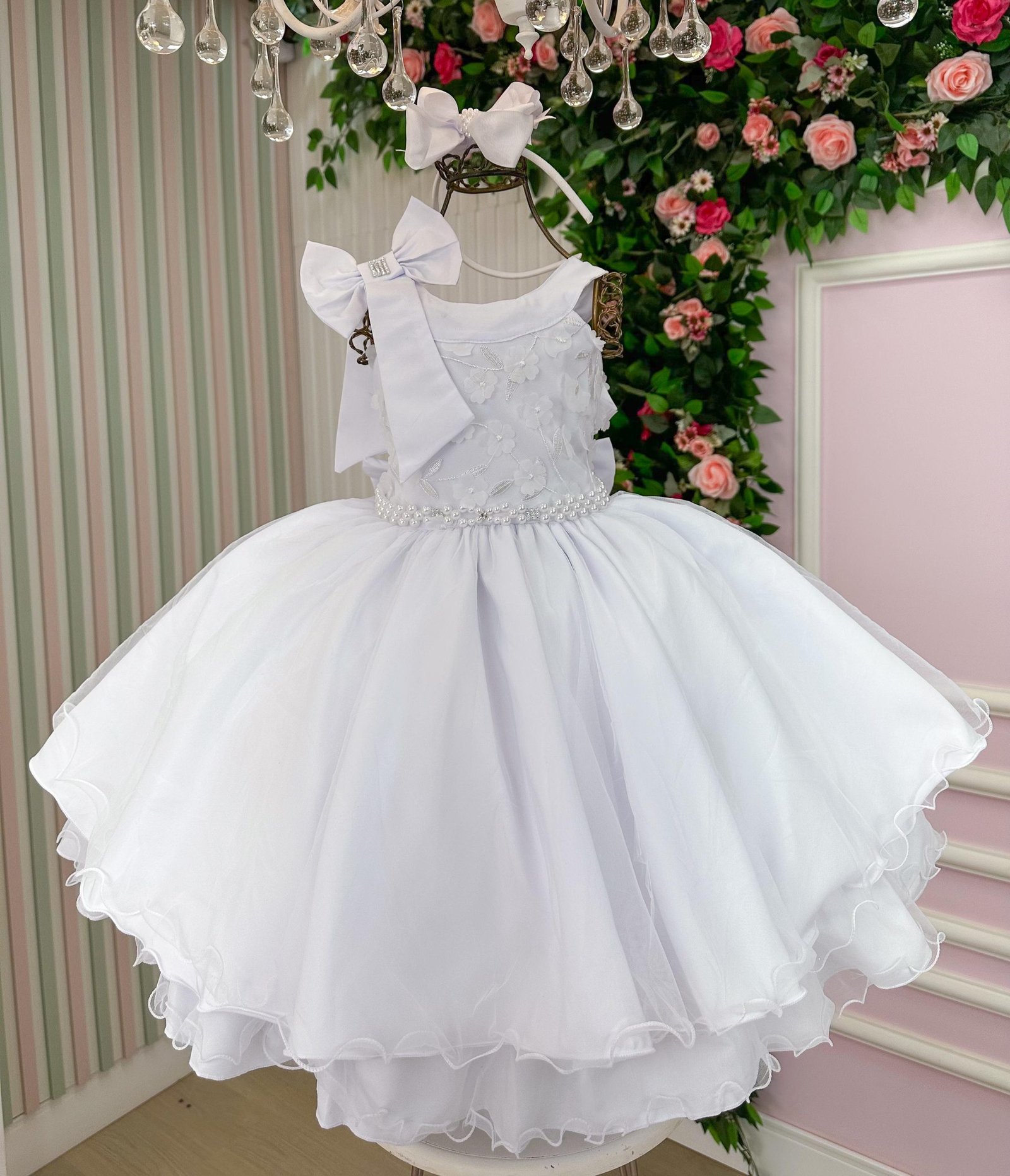 Vestido Bella Child Nicole Branco