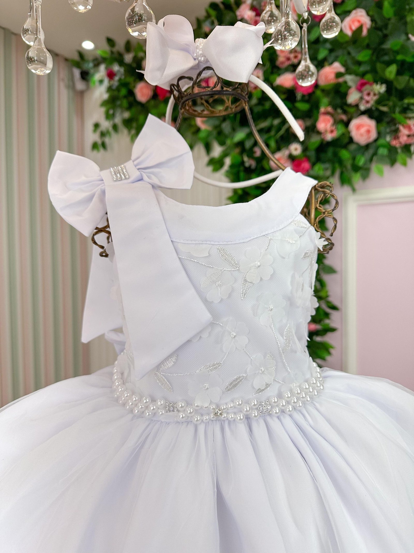 Vestido Bella Child Nicole Branco - Imagem 2