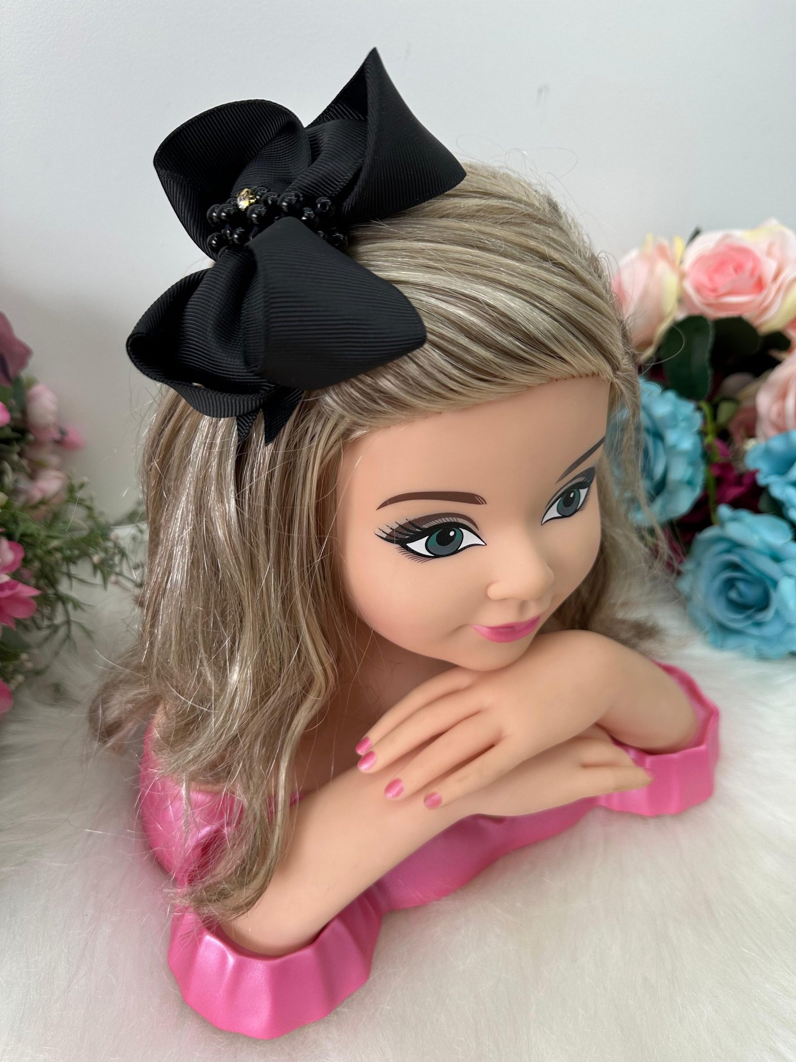 Laço Belli Strass Maria Alice Preto - Imagem 3