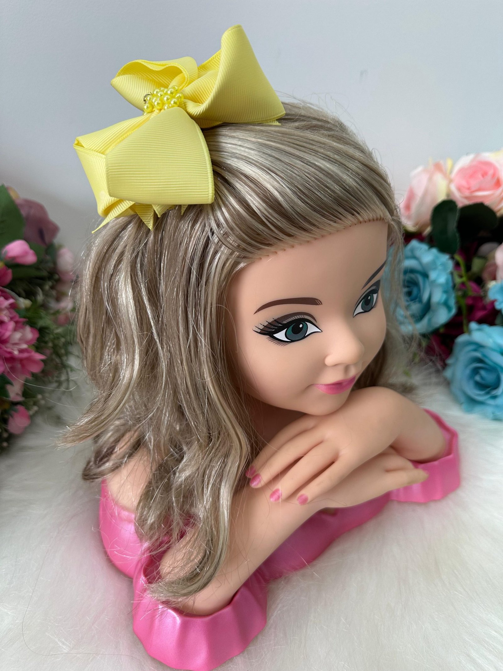 Laço Belli Strass Maria Alice Amarelo - Imagem 3