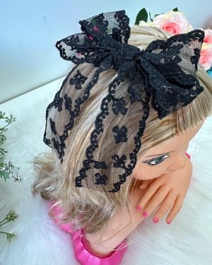 Laço Belli Jessica Renda Preto