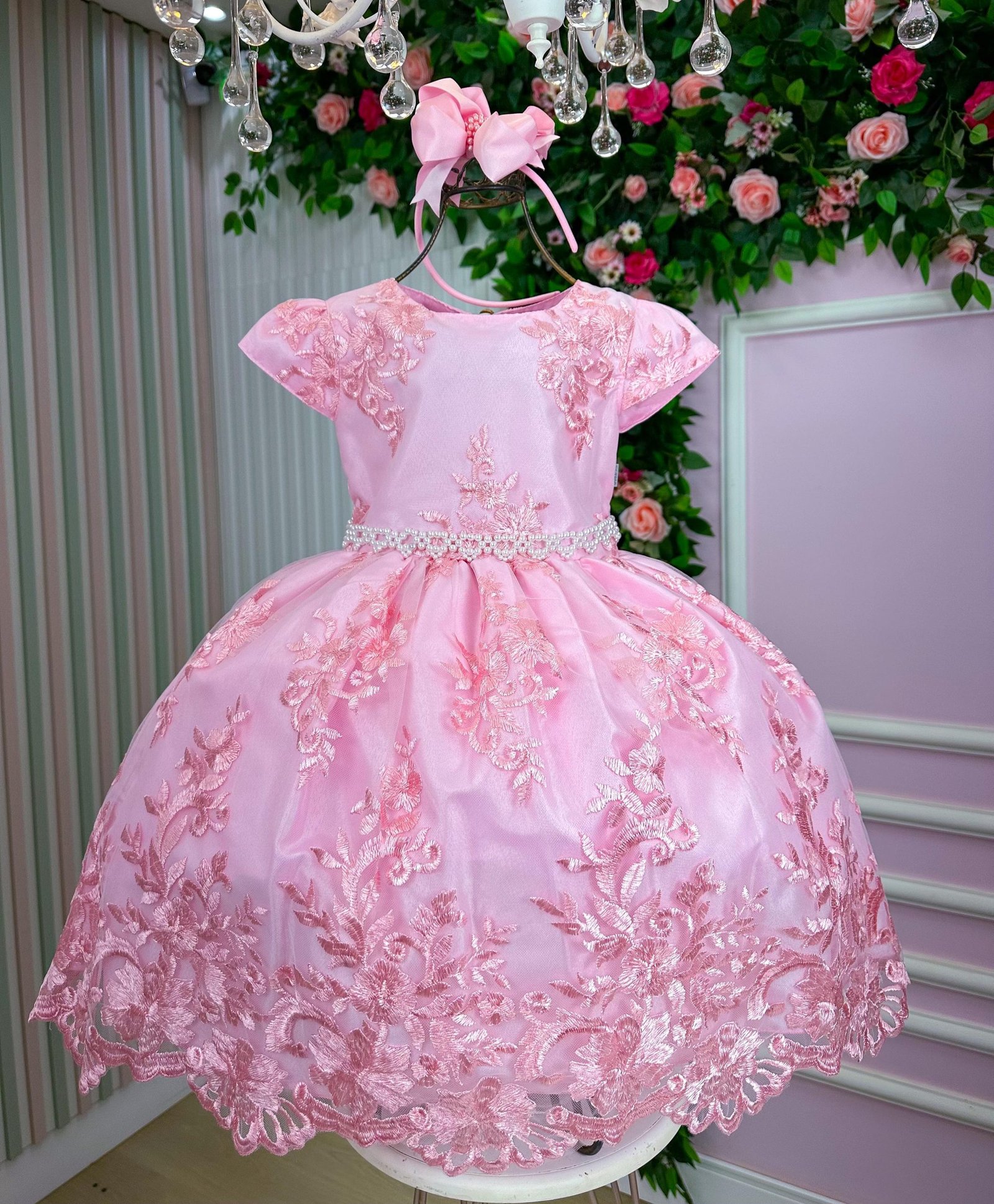 Vestido Marie Realeza Mari Rosa Bebe