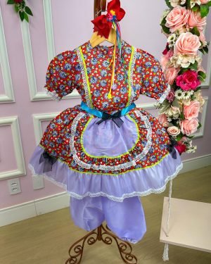 Vestido Junino Carlinha Florido