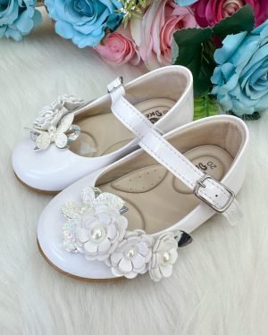 Sapatilha Doce Pe Juju Jardim Encantado Branco Modelo 2