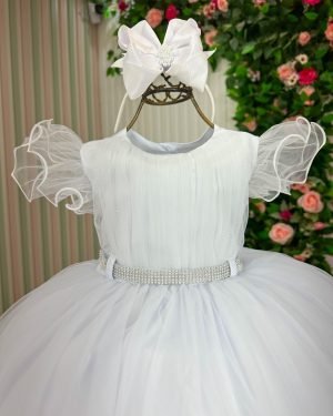 Vestido Menina Bonita Jessica Branco