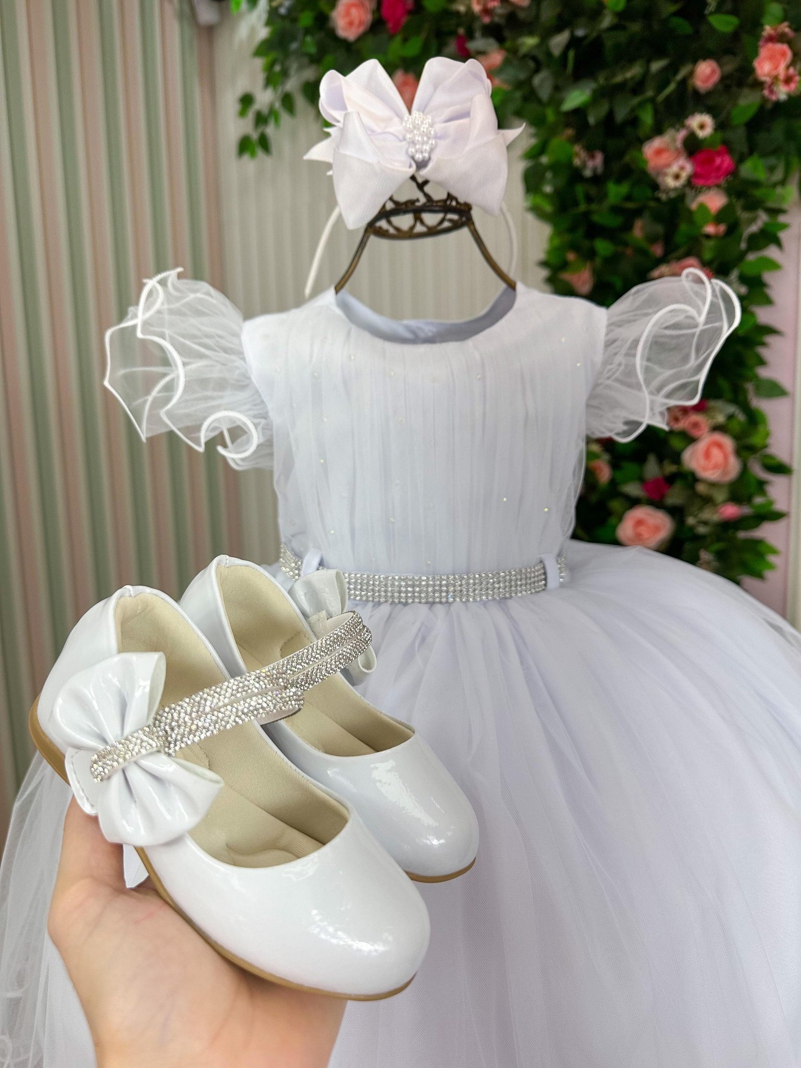 Vestido Menina Bonita Jessica Branco - Imagem 2