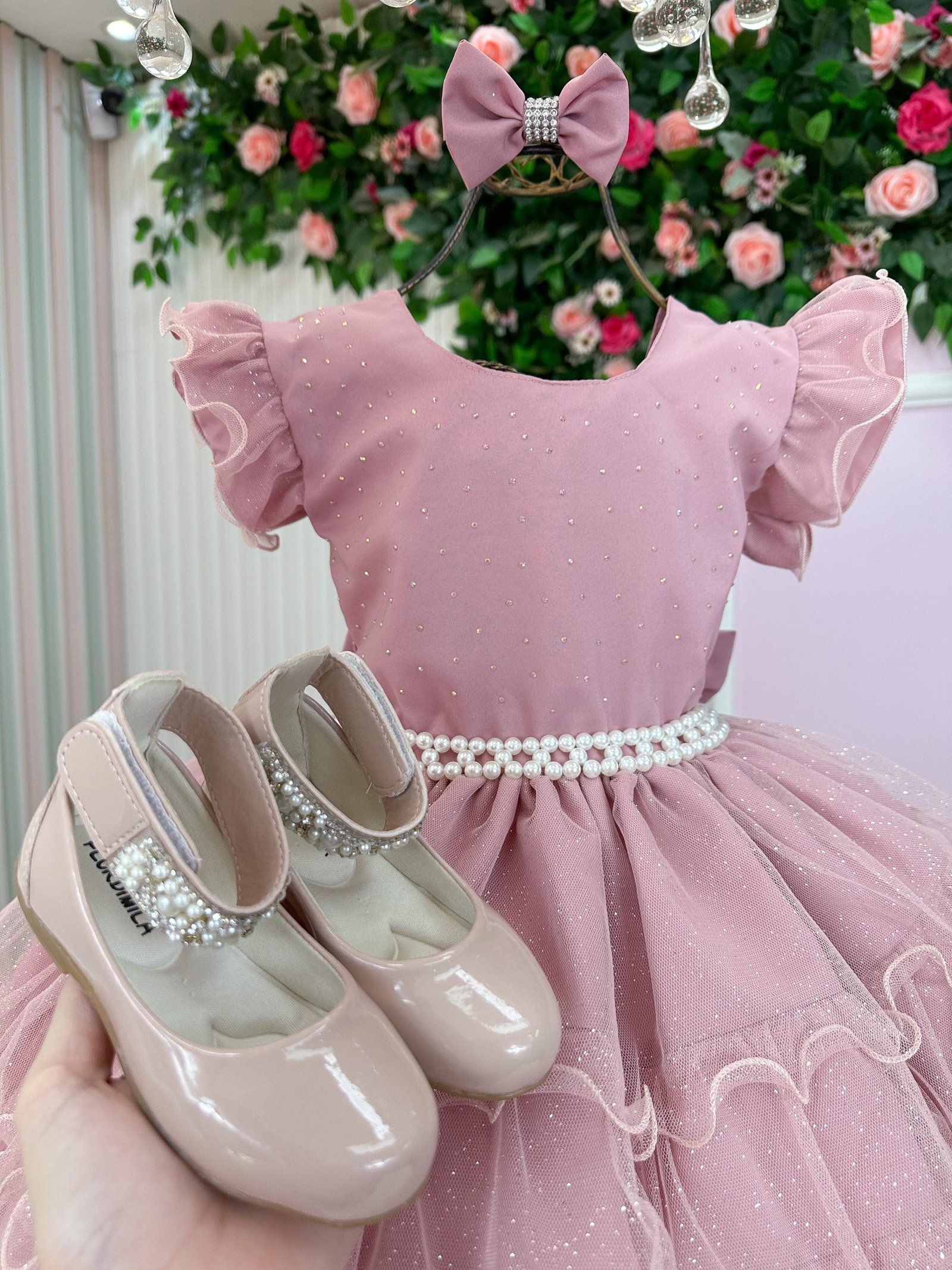 Vestido Ysa Kids Belinda Rose - Imagem 3