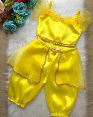 Fantasia Princesa Belli Princesa Jasmine Amarela