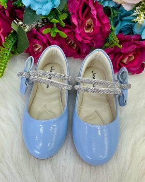 Sapatilha Flor Di MIla Maya Azul Bebe