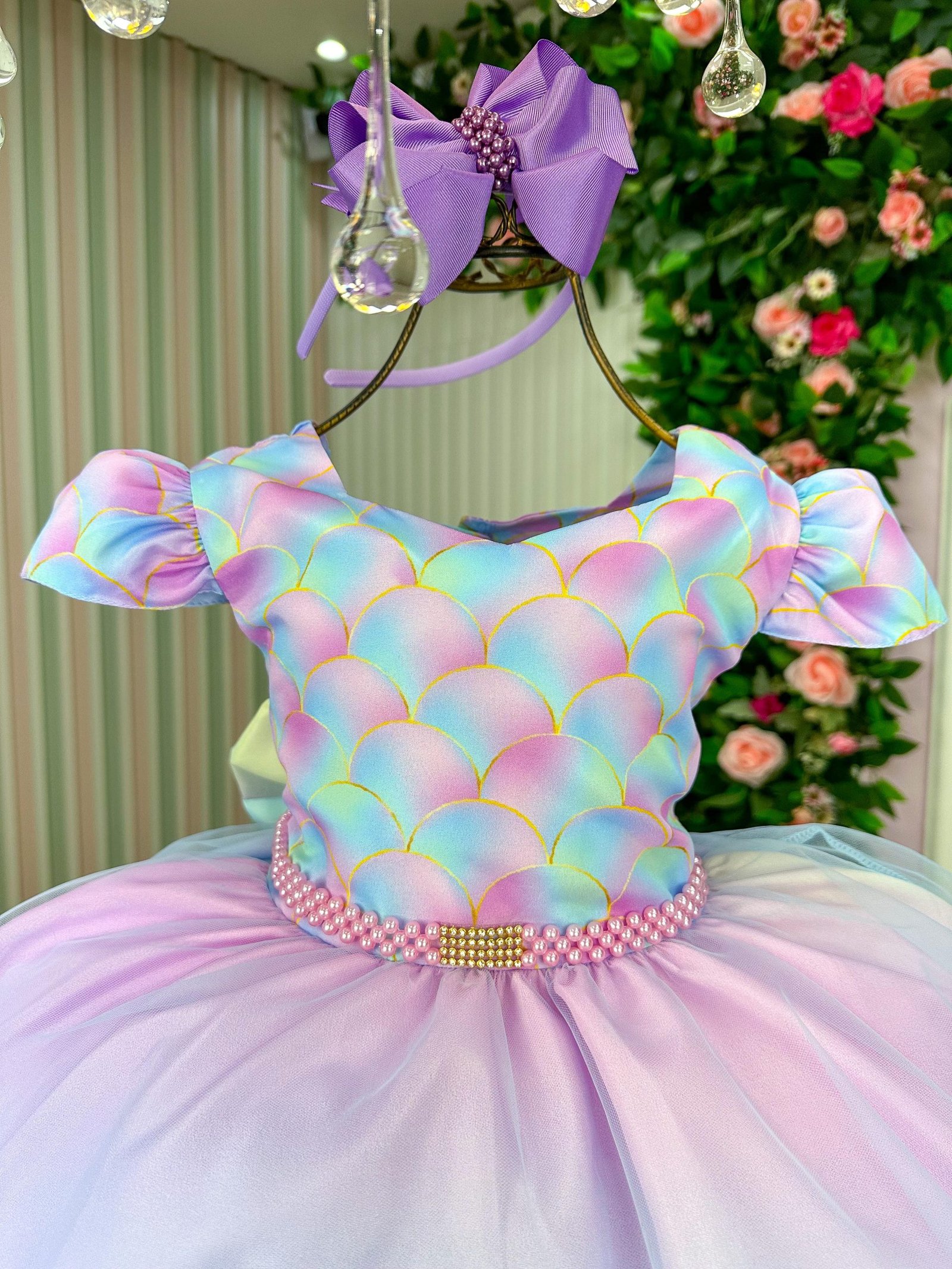 Vestido Infantil Bella Child Sereia - Imagem 2