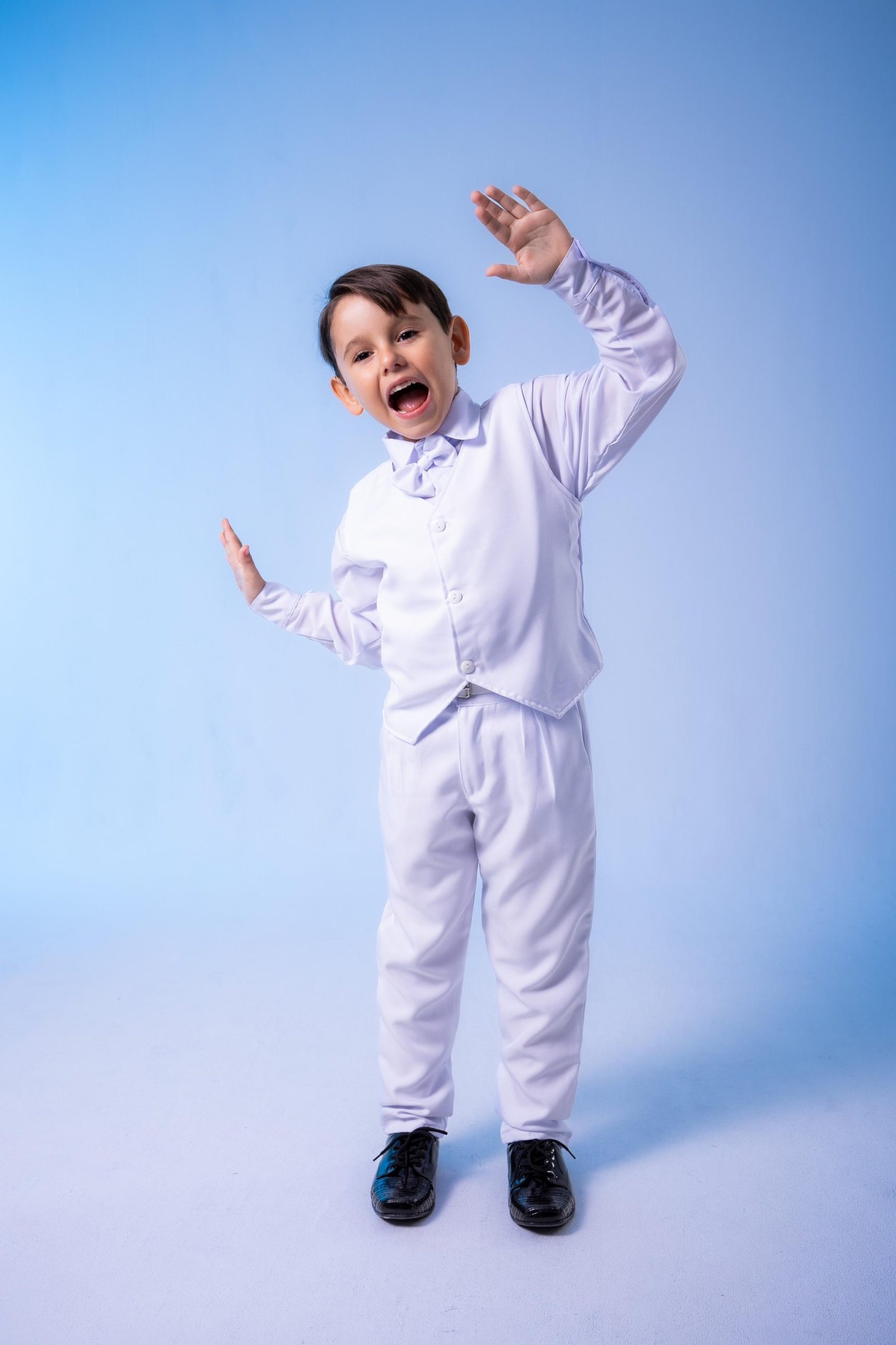 Conjunto Miss Cherry Social Colete Branco - Imagem 2