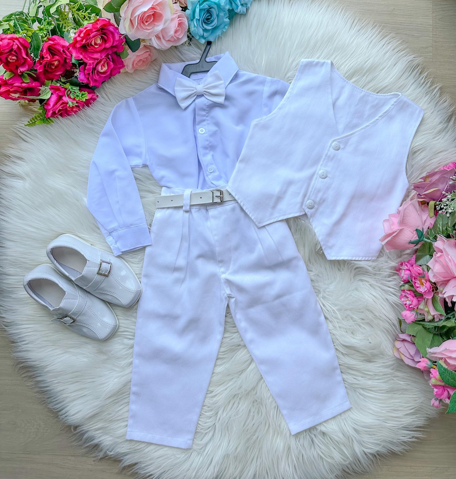 Conjunto Miss Cherry Social Colete Branco - Imagem 5