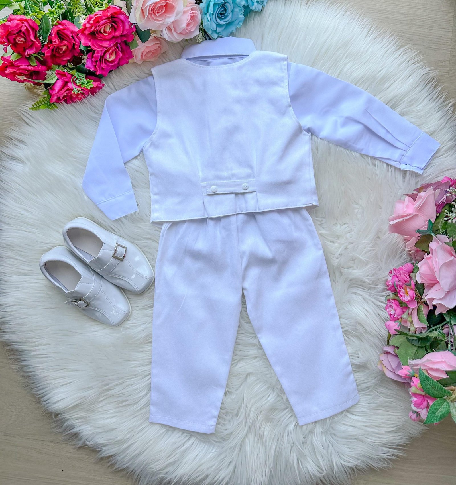 Conjunto Miss Cherry Social Colete Branco - Imagem 6