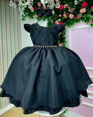 Vestido Ysa Kids Francine Preto