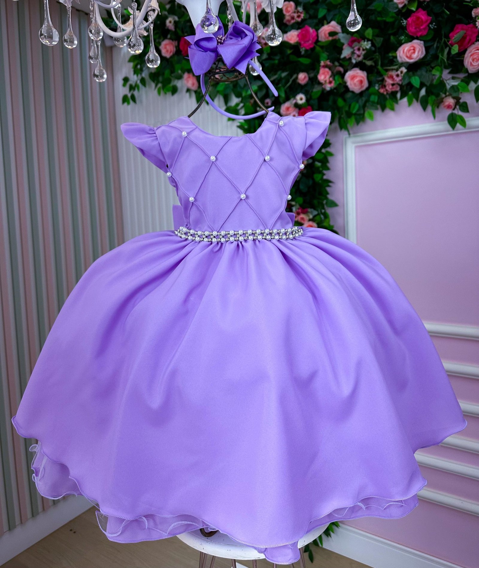 Vestido Ysa Kids Francine Lilas