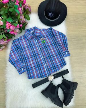 Camisa Junina Miss Cherry Rodeio Thomas