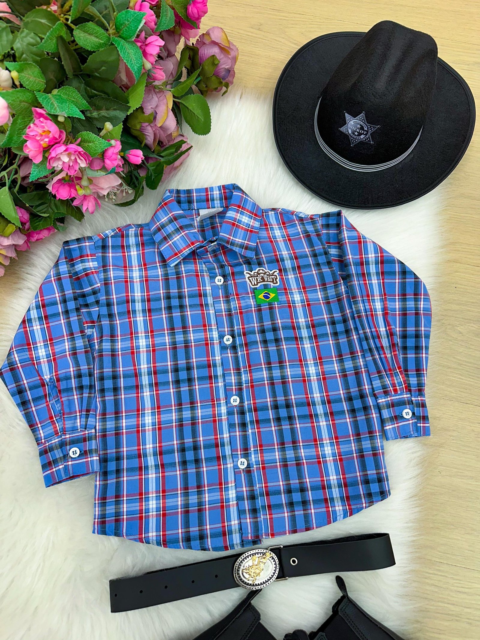 Camisa Junina Miss Cherry Rodeio Thomas - Imagem 3