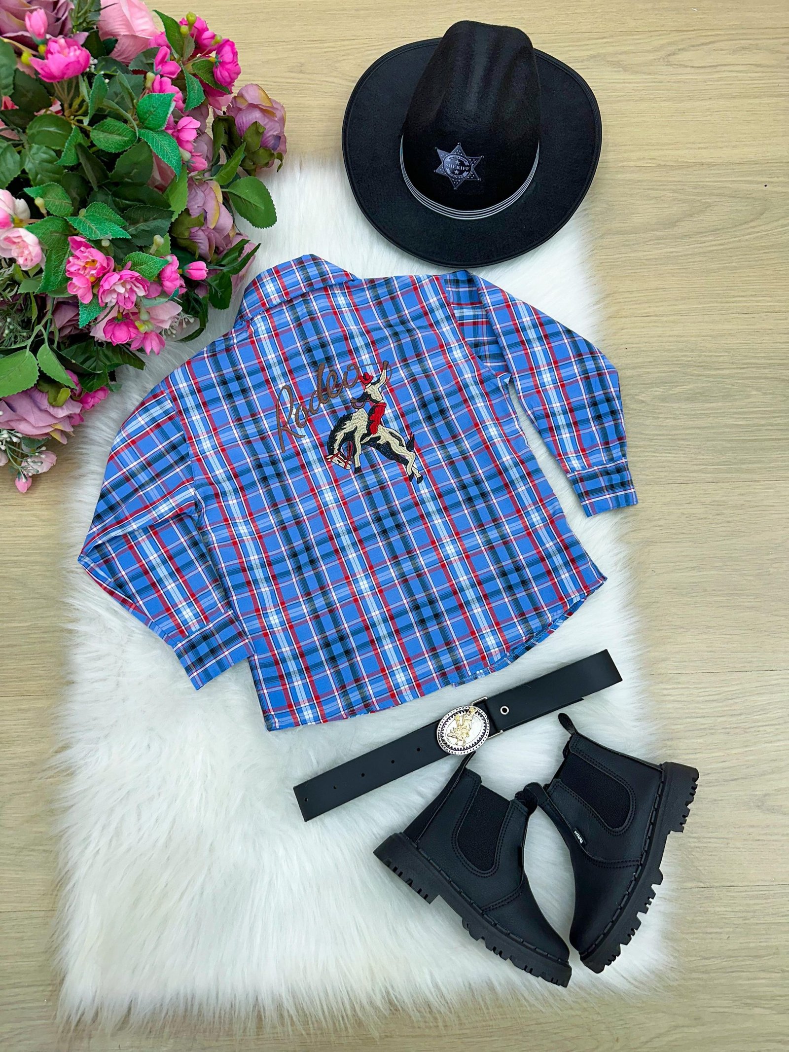 Camisa Junina Miss Cherry Rodeio Thomas - Imagem 4