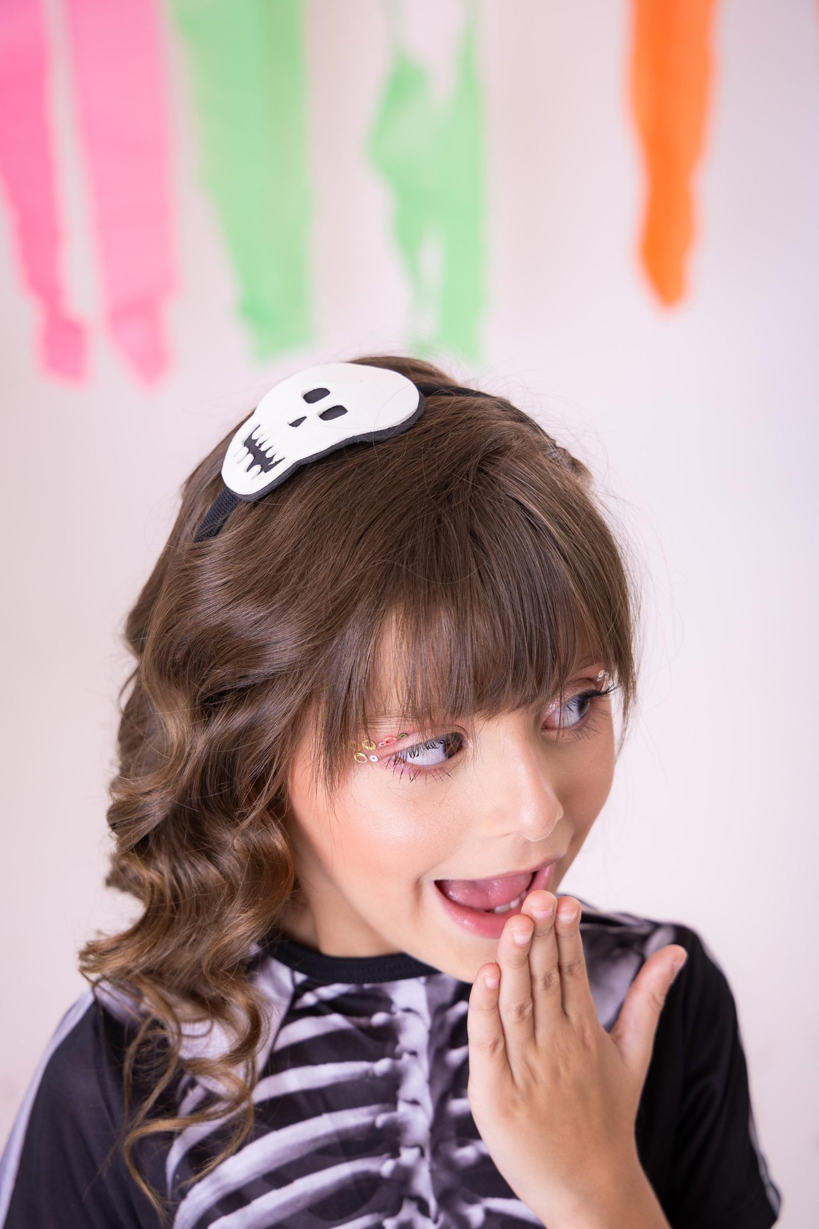 Fantasia Halloween Menina Esqueleto - Imagem 2