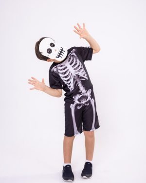 Fantasia Halloween Menino Esqueleto