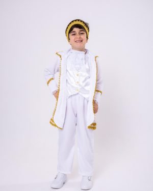 Fantasia Princesa Belli Principe Conde William Branco