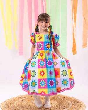 Vestido Marie Junino Luxo Quermesse Elegante Pink