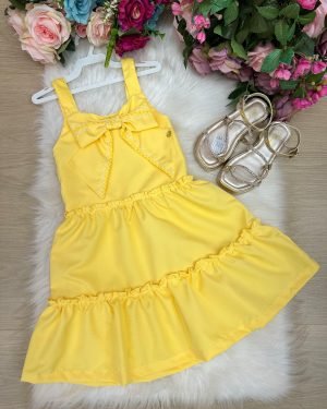 Vestido Blogueirinha Lola Amarelo