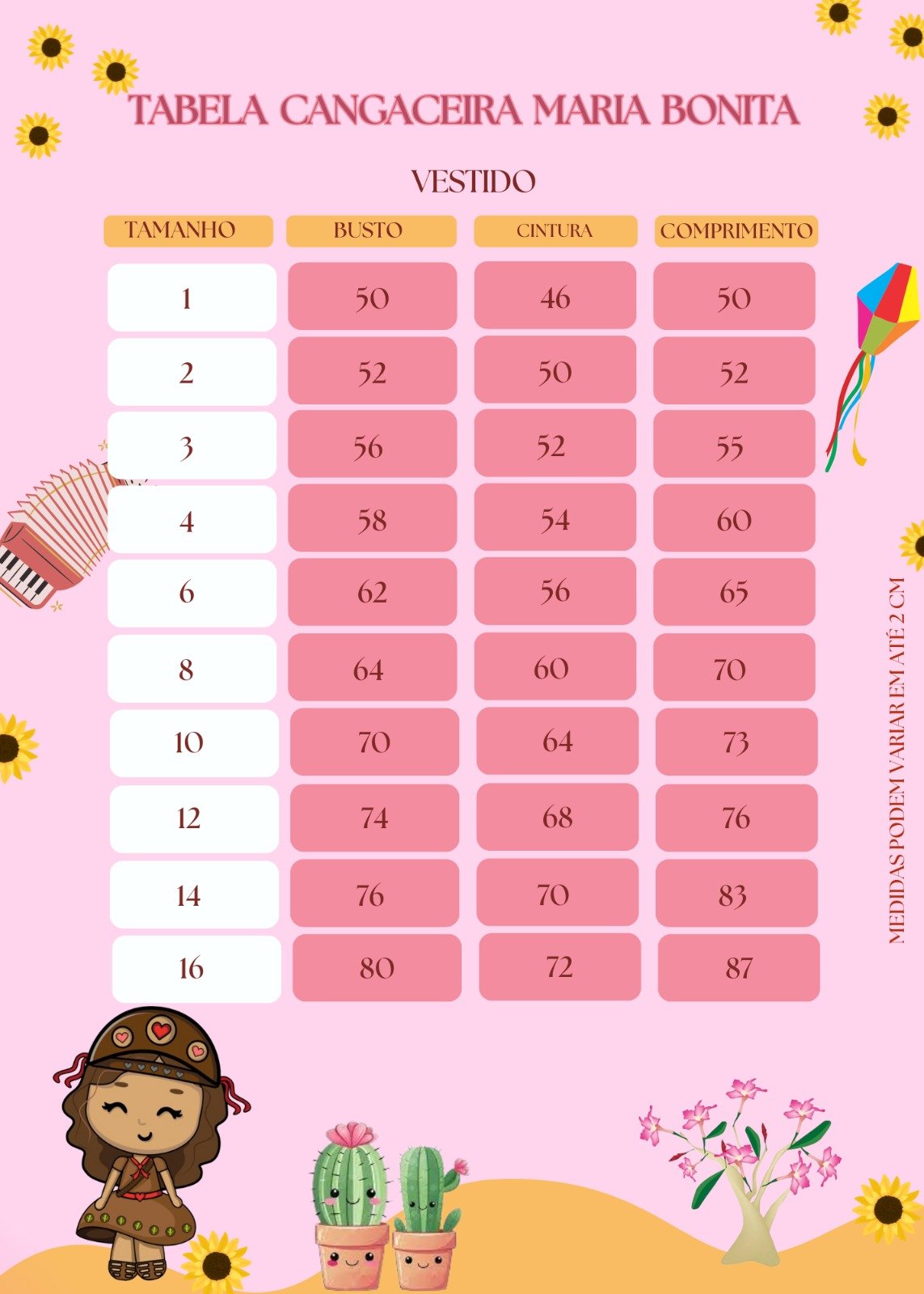 Fantasia Junino Princesa Belli Cangaceira/Maria Bonita - Imagem 10