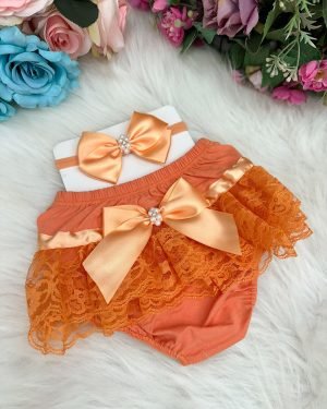 Kit Bunda Rica Laranja/Calcinha