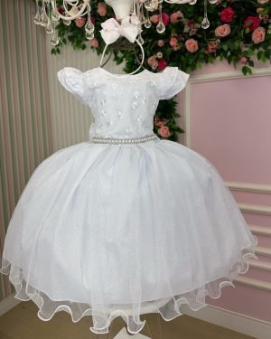 Vestido Marie Branco Ester