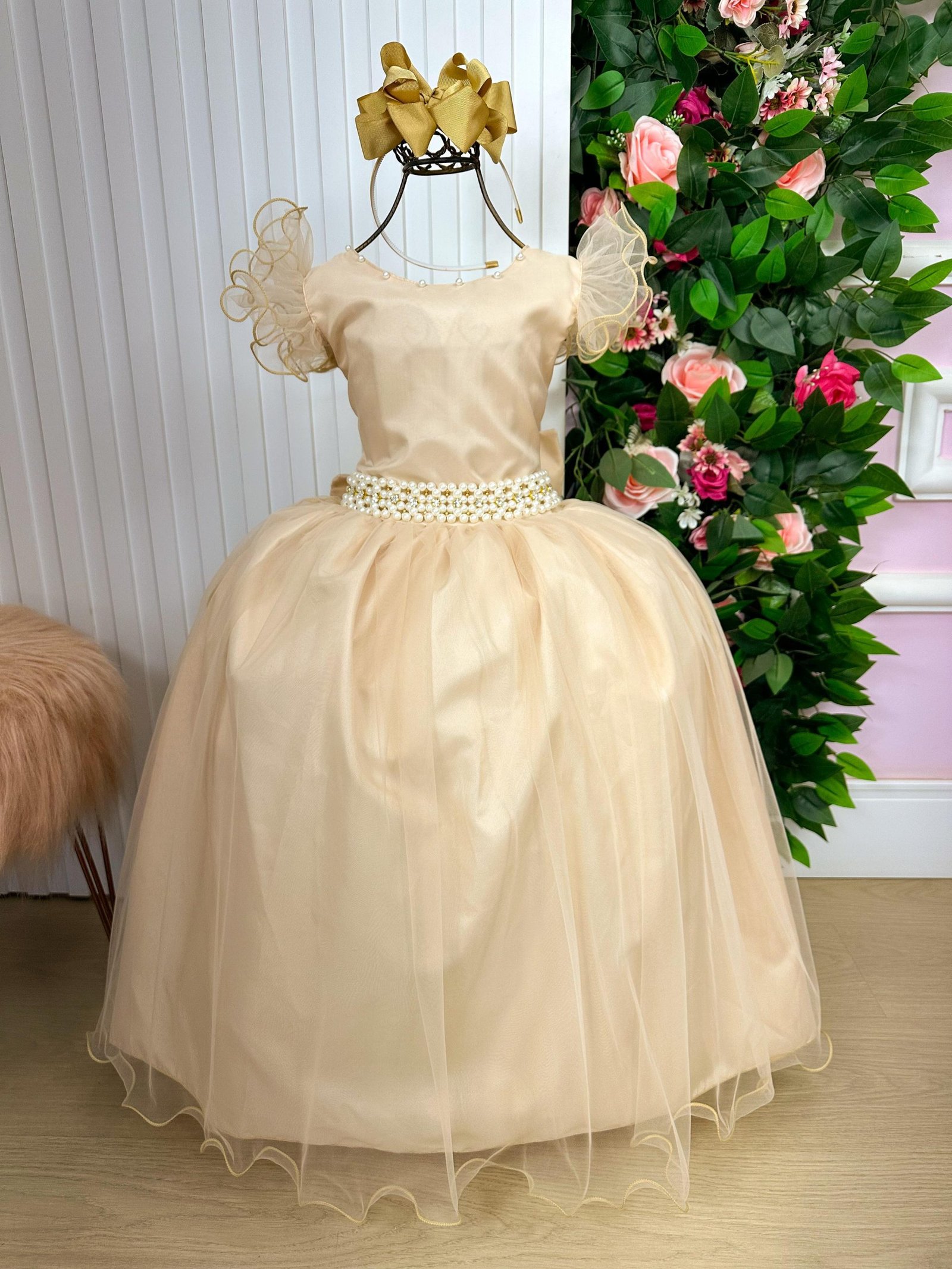 Vestido Marie Longo Amanda Dourado - Imagem 4