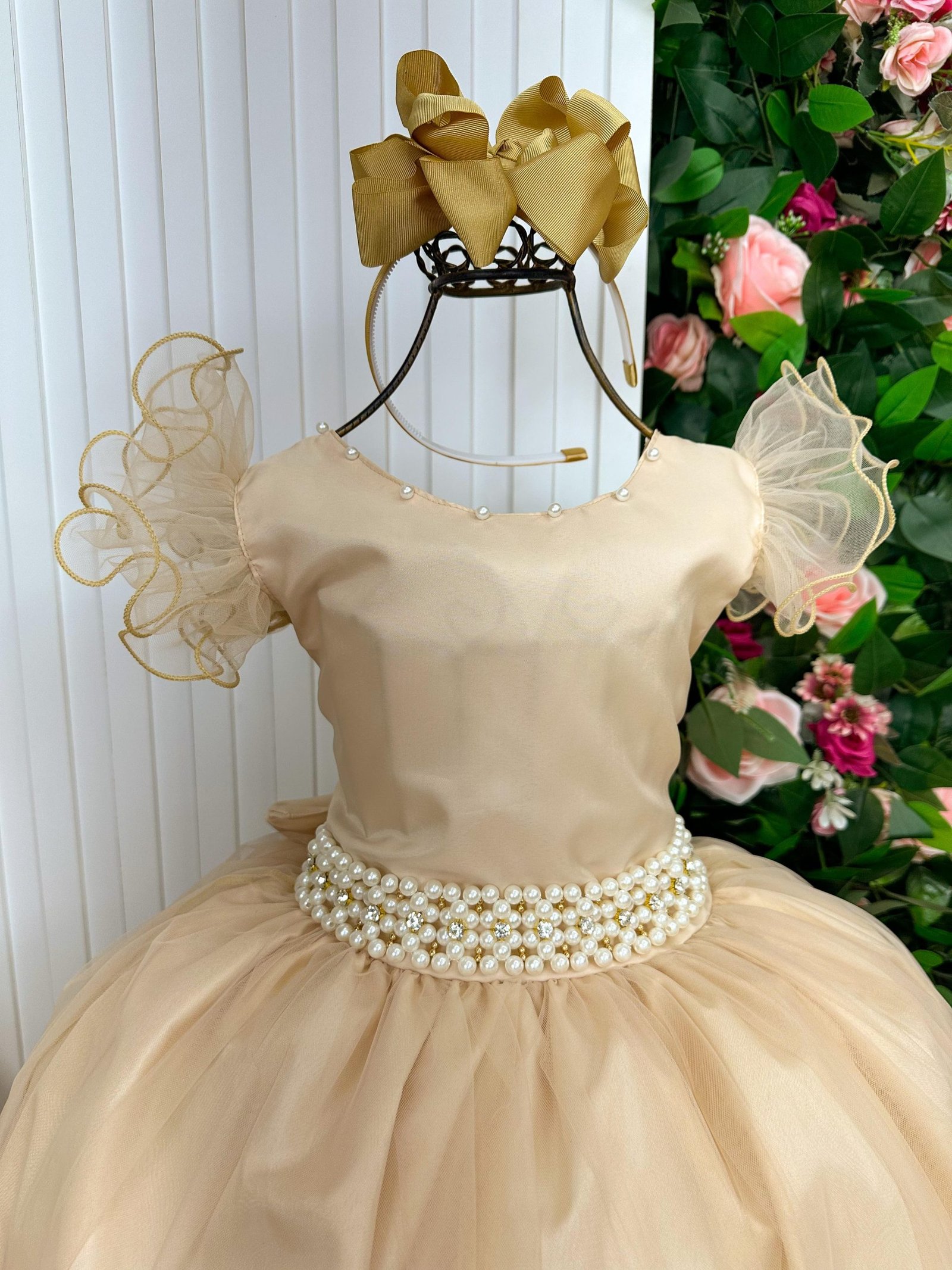 Vestido Marie Longo Amanda Dourado - Imagem 6