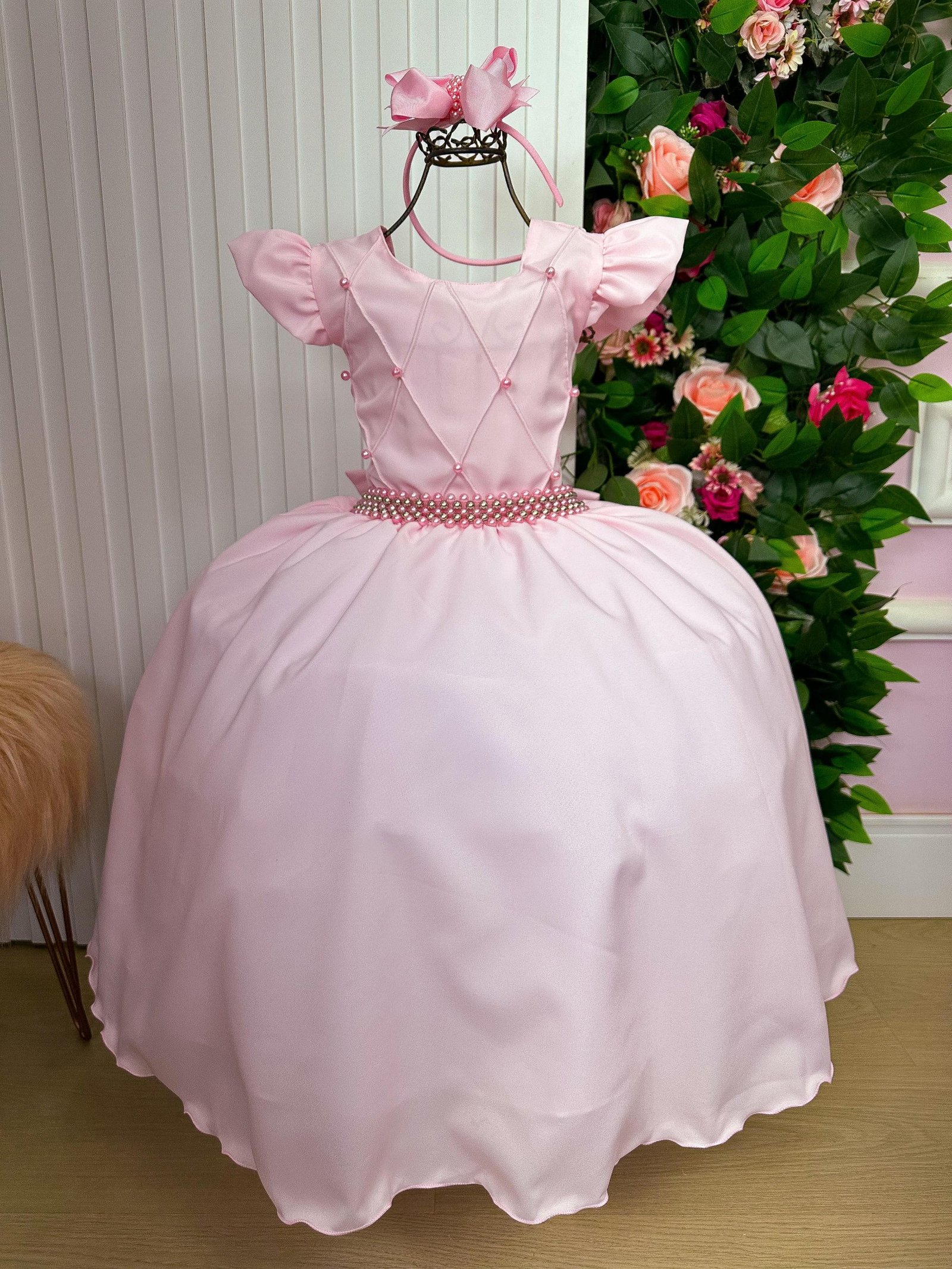 Vestido Ysa Kids Ariane Longo Rosa Bebe