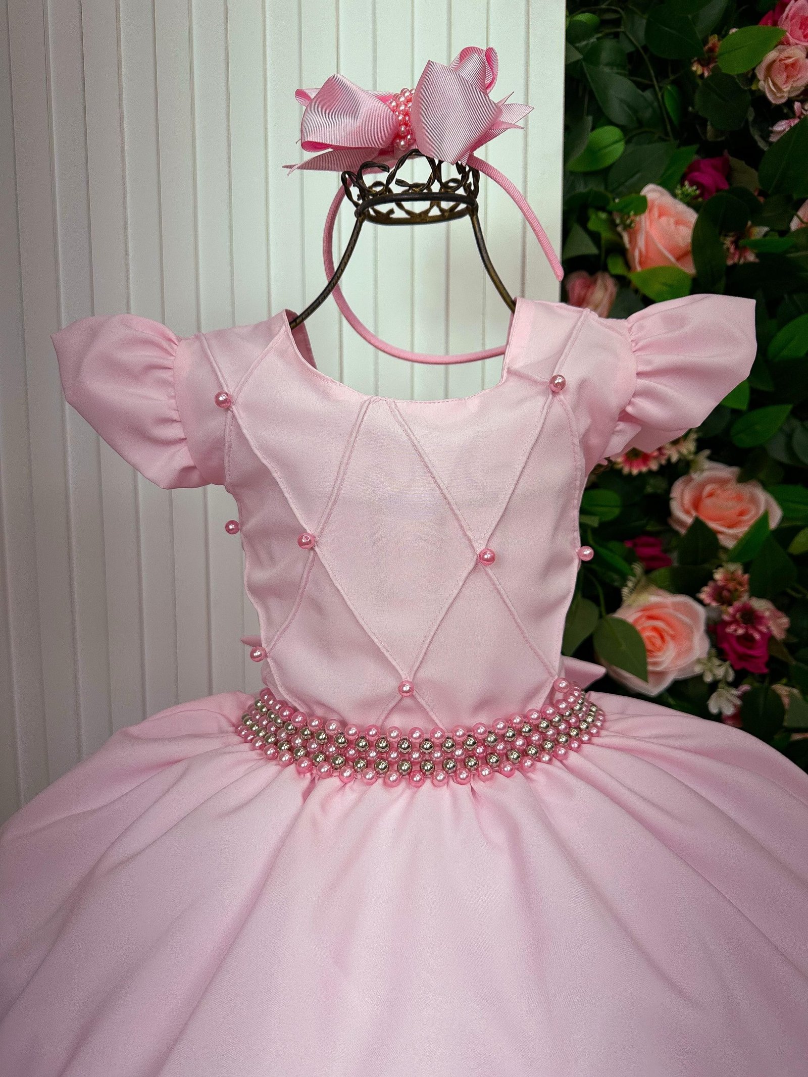 Vestido Ysa Kids Ariane Longo Rosa Bebe - Imagem 2