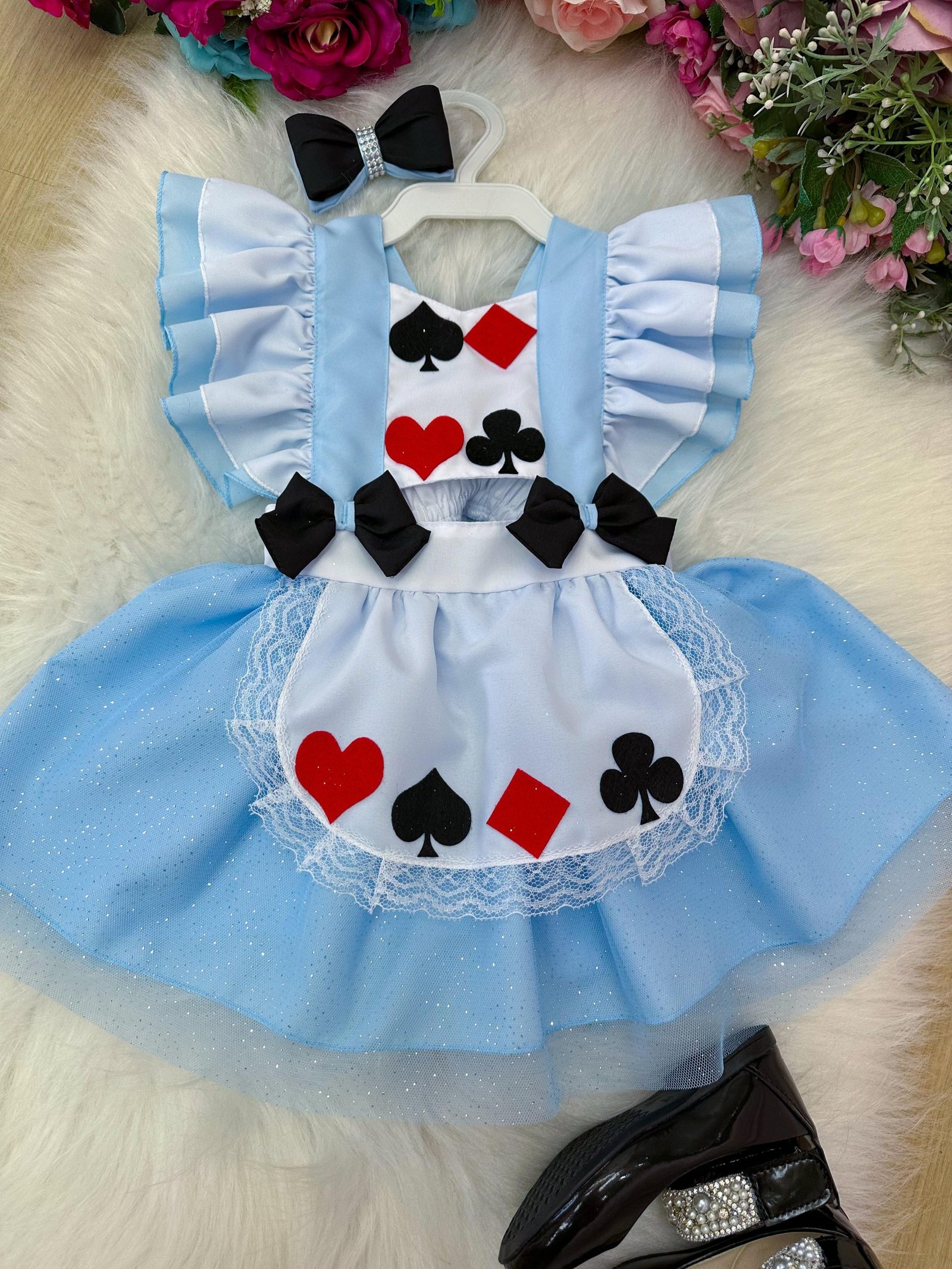 Romper/Vestido Princesa Belli Alice no Pais das Maravilhas - Imagem 2