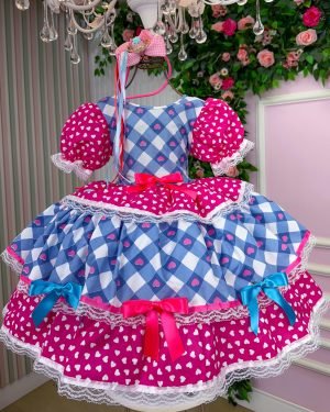 Vestido Junino Mimadine Luxo Agata