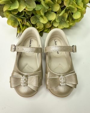 Sapatilha Flor Di Mila Charlote Dourado