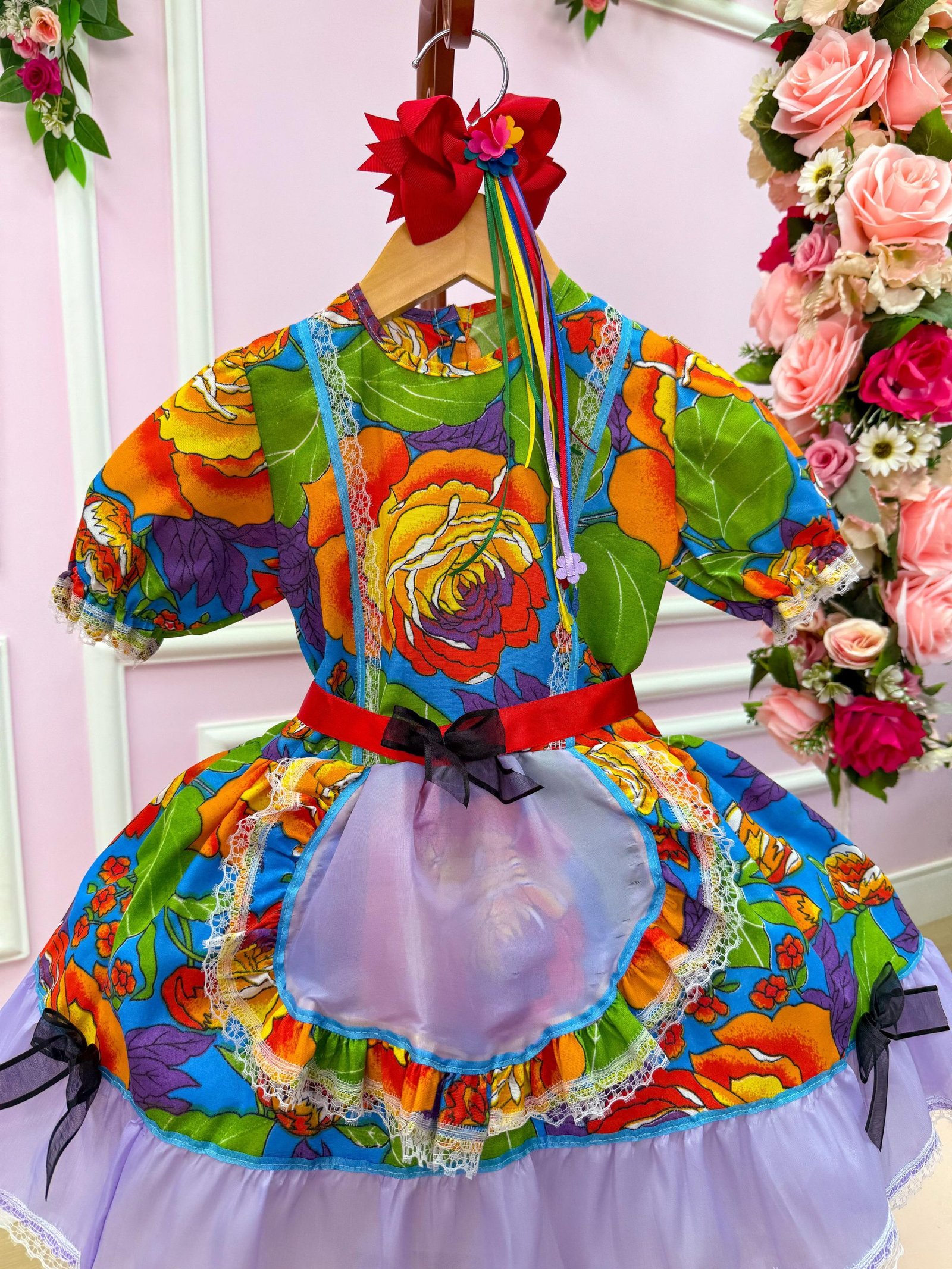 Vestido Junino Sem Short Madalena - Imagem 2