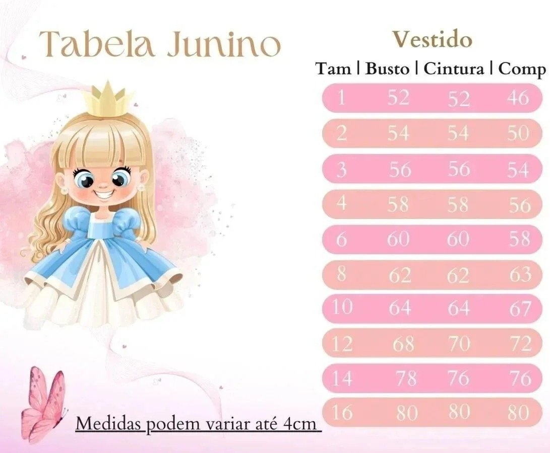 Vestido Junino Sem Short Madalena - Imagem 4