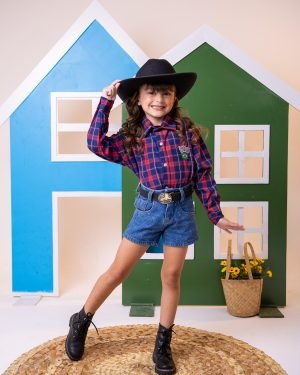 Camisa Junina Miss Cherry Rodeio Patrick