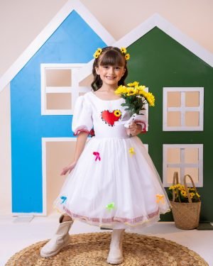 Vestido Junino Banana Club Luxo Arraial dos Apaixonados Noiv