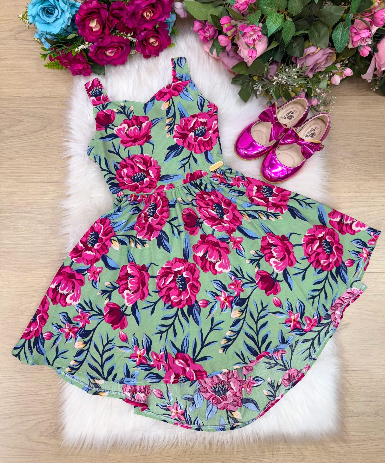 Vestido Banana Club Emily Verde - Imagem 3