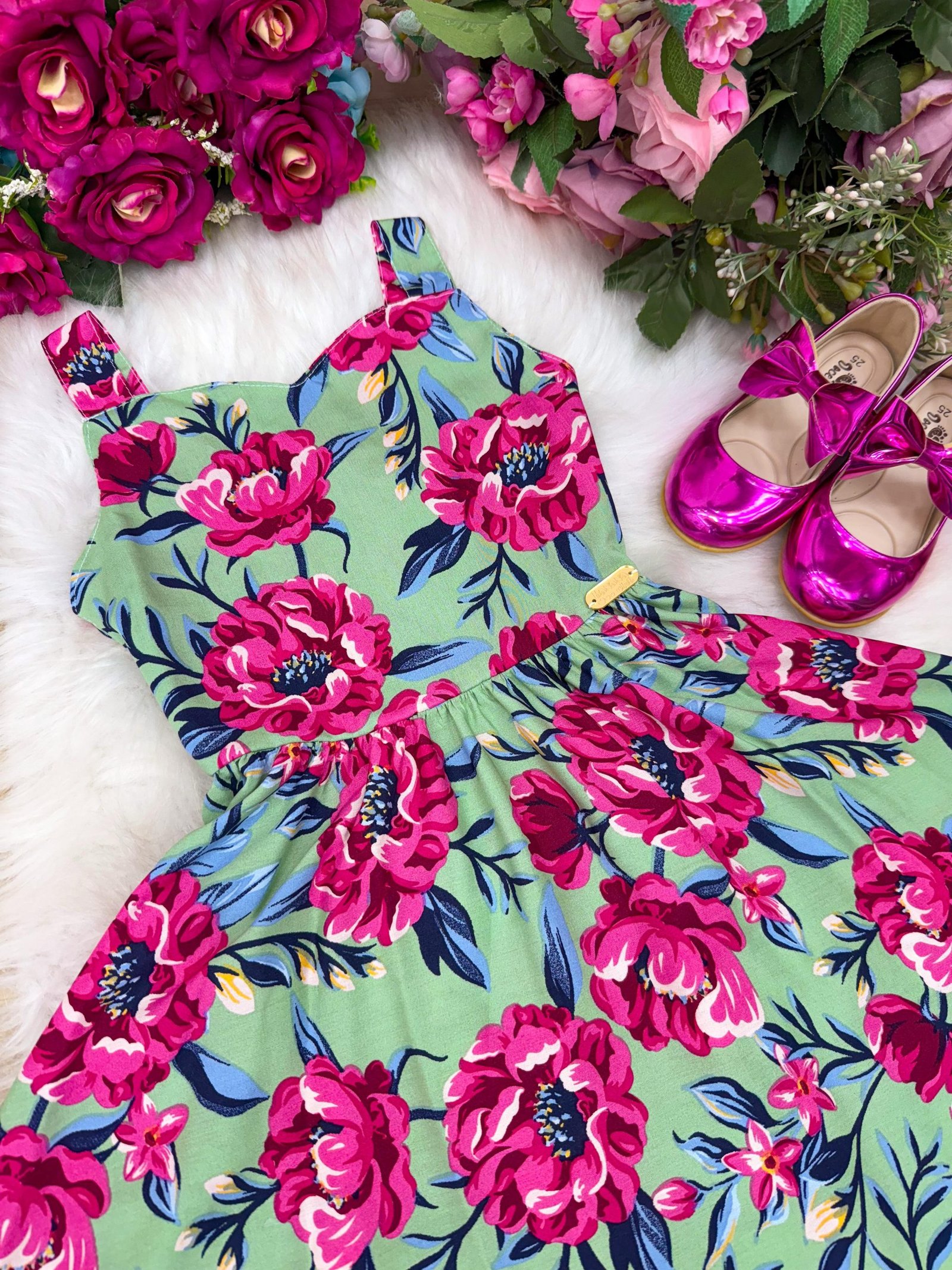 Vestido Banana Club Emily Verde - Imagem 4