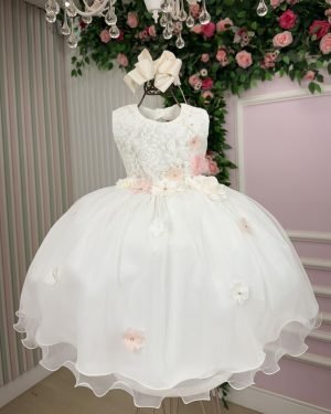 Vestido Vila Lele Bebe Sarah Flores Off