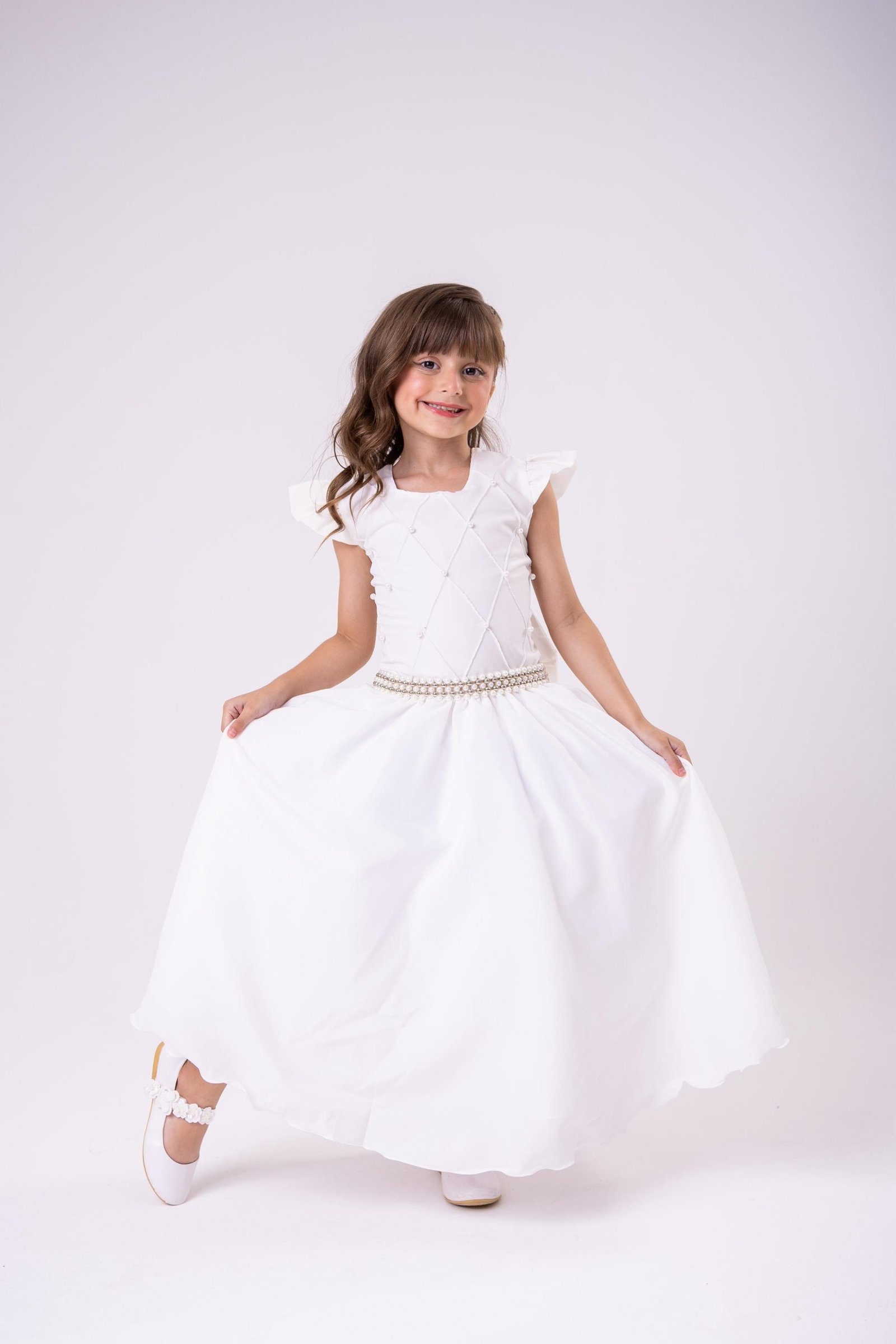 Vestido Ysa Kids Ariane Longo Off - Imagem 4